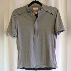 Giro men's / unisex small short-sleeved grey merino cycling jersey